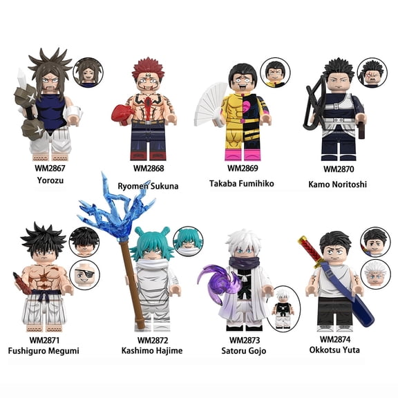 Jujutsu Kaisen Custom Building Block Sets x 8 Set 6