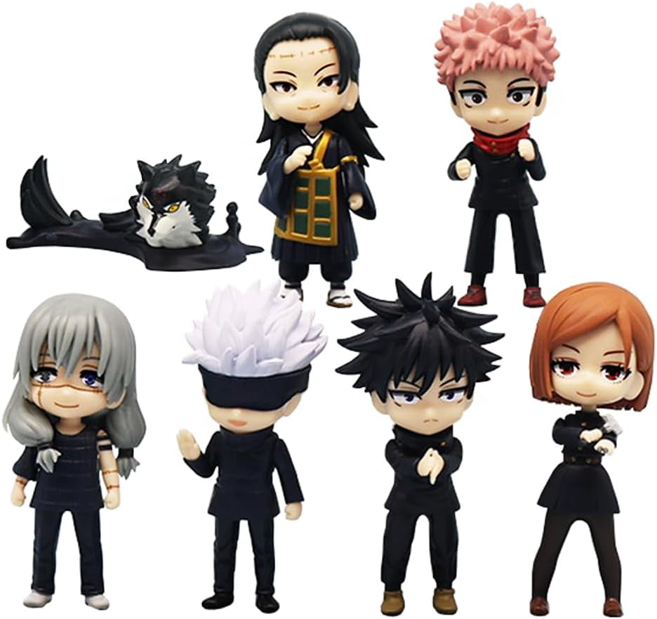 Zhongkaihua JJK Gojo Satoru Figur Vs Jogo 34CM Anime Action Figur PVC Statue Home Birthdays Gift Desk Decoration Ornament (Kopf und Arme können ersetzt Werden