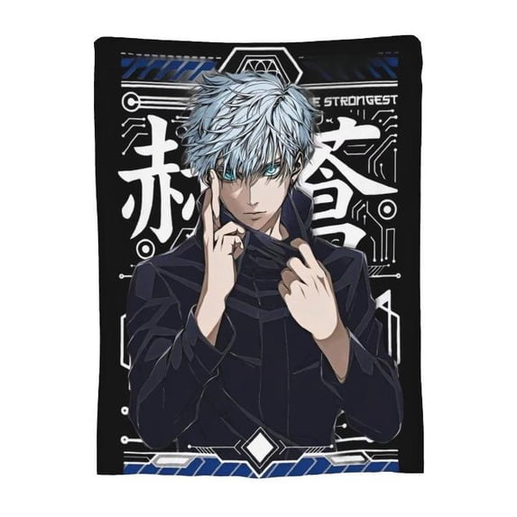 Jujutsu Kaisen Fushiguro Toji Sherpa Blanket, Manga Art Throw, Bed ...