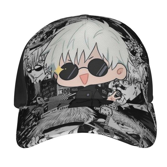 Jujutsu Kaisen Gojo Baseball Cap Adjustable Snapback Hat Hip Hop Dad Caps Men Women