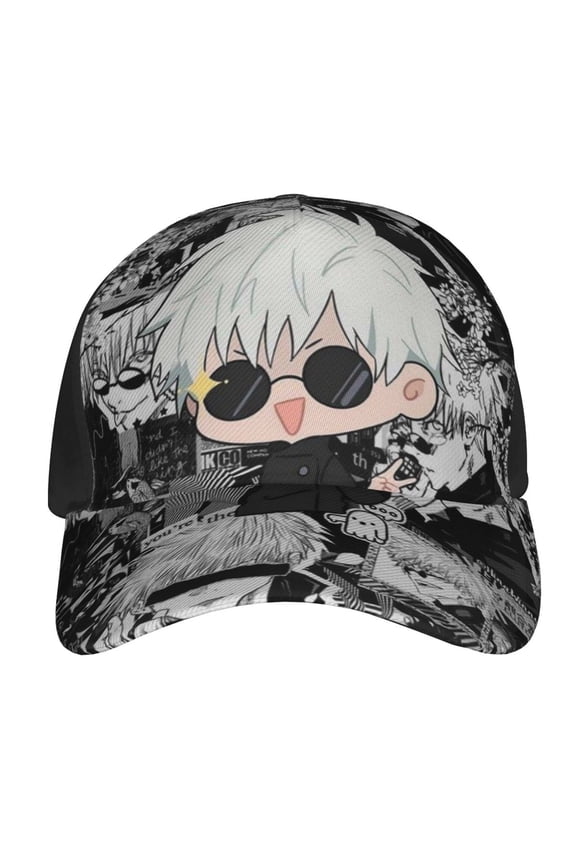 Jujutsu Kaisen Gojo Baseball Cap Adjustable Snapback Hat Hip Hop Dad Caps Men Women