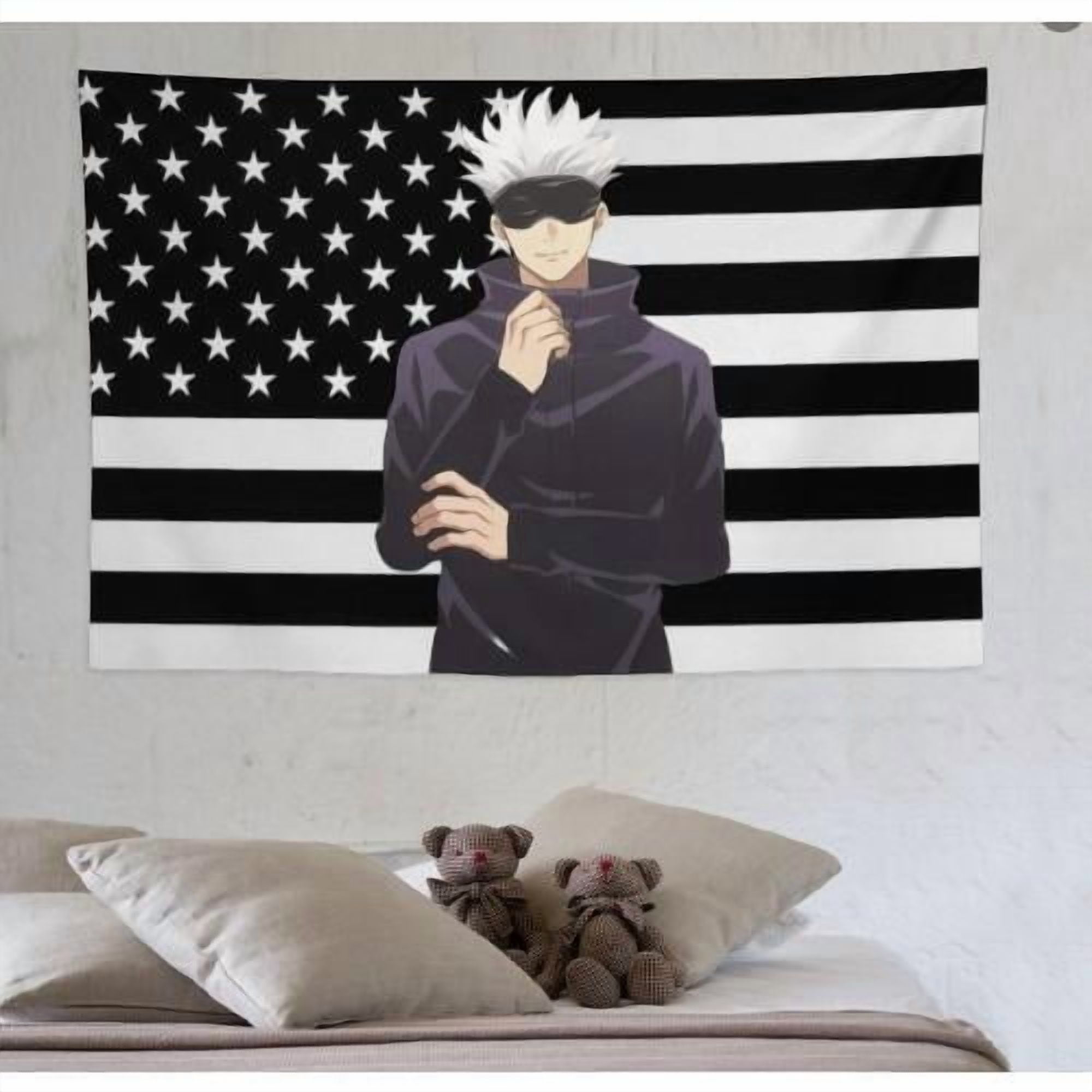 Jujutsu Kaisen Gojo Satoru tapestry anime interior decoration bedside ...