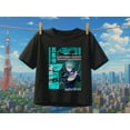 thumbnail image 1 of Jujutsu Kaisen Gojo Shirt: Satoru Anime Tee, Neon Grid Japanese Graphic Top, 1 of 2
