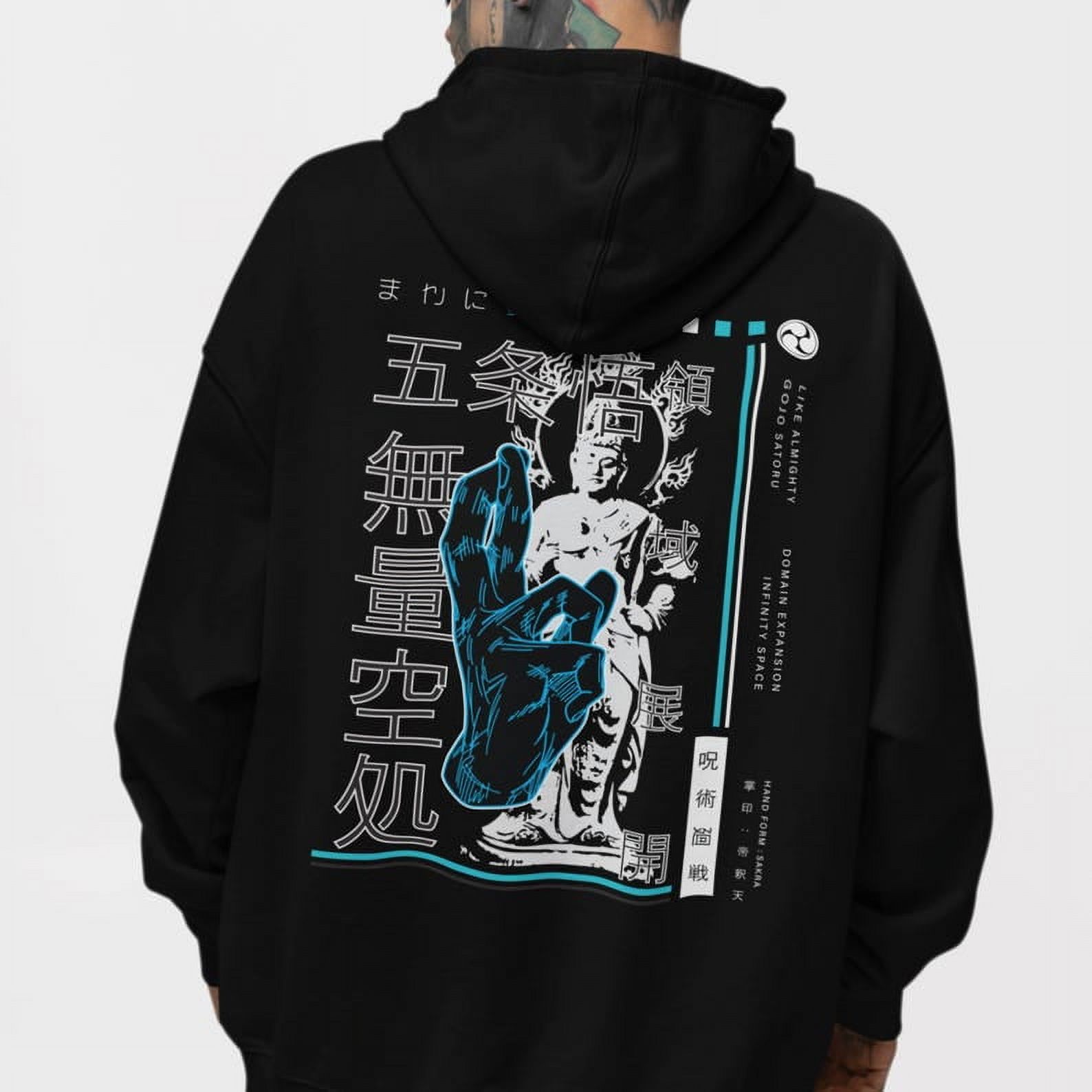 Jujutsu Kaisen Inspired Gojo Satoru Hoodie For Anime Fan Gift Domain