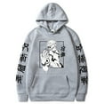 thumbnail image 1 of Jujutsu Kaisen Itadori Yuji print fashion plus fleece hooded hoodie, 1 of 8