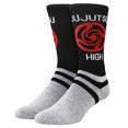 thumbnail image 1 of Jujutsu Kaisen Jujutsu High Anime Cartoon Character Mens Sublimated Print Athletic Crew Socks, 1 of 3