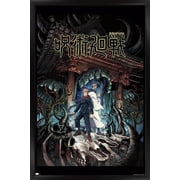 Jujutsu Kaisen - Key Art Wall Poster, 14.725" x 22.375", Framed