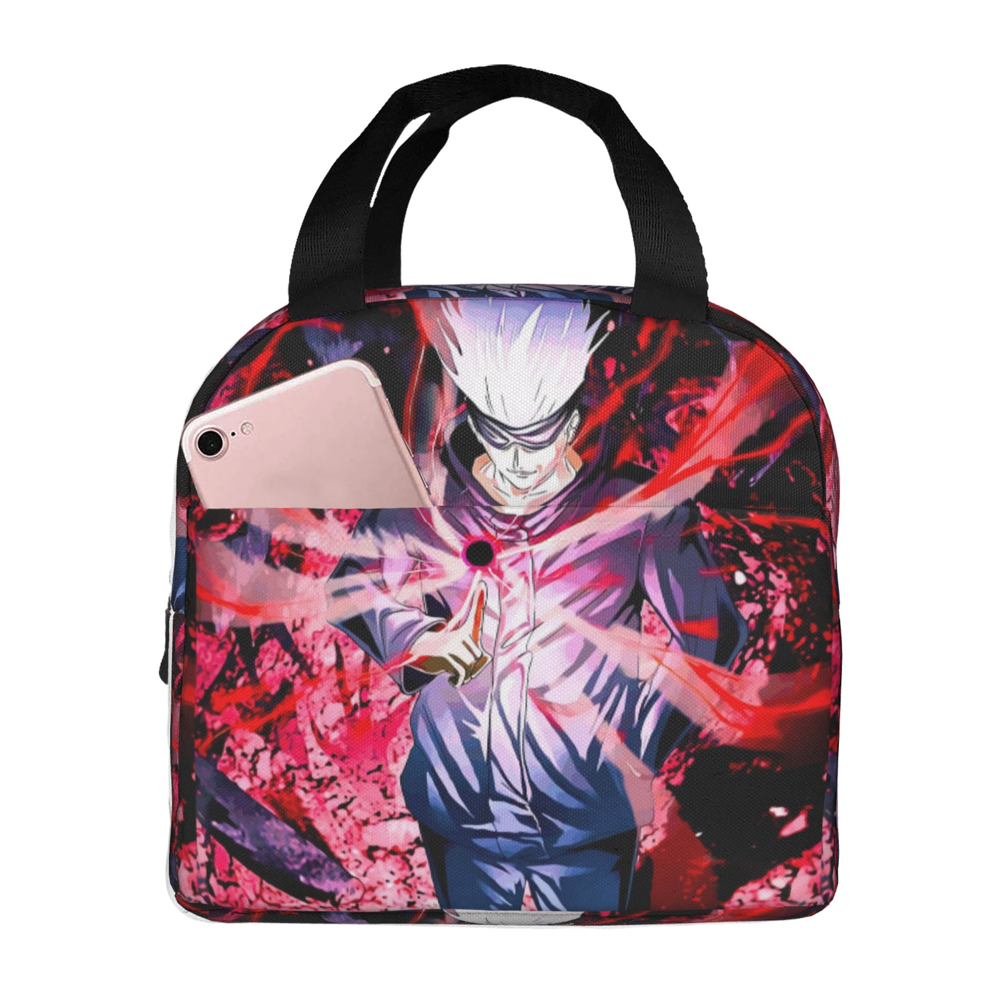 Jujutsu Kaisen Lunch Bag Reusable Insulated Lunch Box Portable Tote
