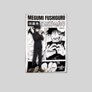 Jujutsu Kaisen Megumi Fushiguro Anime Poster Size 12x18 The Golden Shop
