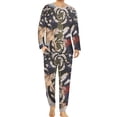 thumbnail image 1 of Jujutsu Kaisen Men's Pajama Set Sleepwear Pjs Lightweight Long Sleeve Crewneck Shirts And Pant Soft Comfy Sleep Sets, 1 of 8