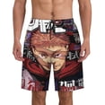 thumbnail image 1 of Jujutsu Kaisen Men's Swim Trunks Quick Dry Board Shorts Bathing Suit Swimsuits Beach Shorts with Mesh Lining, 1 of 7