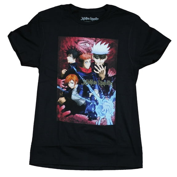 Jujutsu Kaisen Mens T-Shirt - Key Art Group Image (Large)