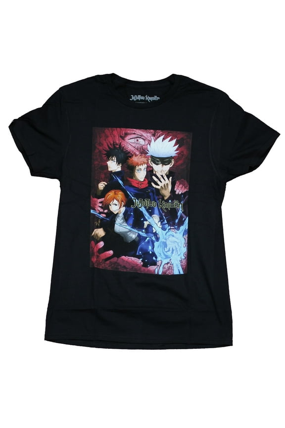 Jujutsu Kaisen Mens T-Shirt - Key Art Group Image (Large)