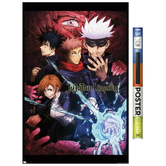 Jujutsu Kaisen - One Sheet English Wall Poster, 22.375" x 34"