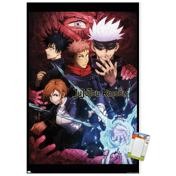 Jujutsu Kaisen - One Sheet English Wall Poster, 22.375" x 34"
