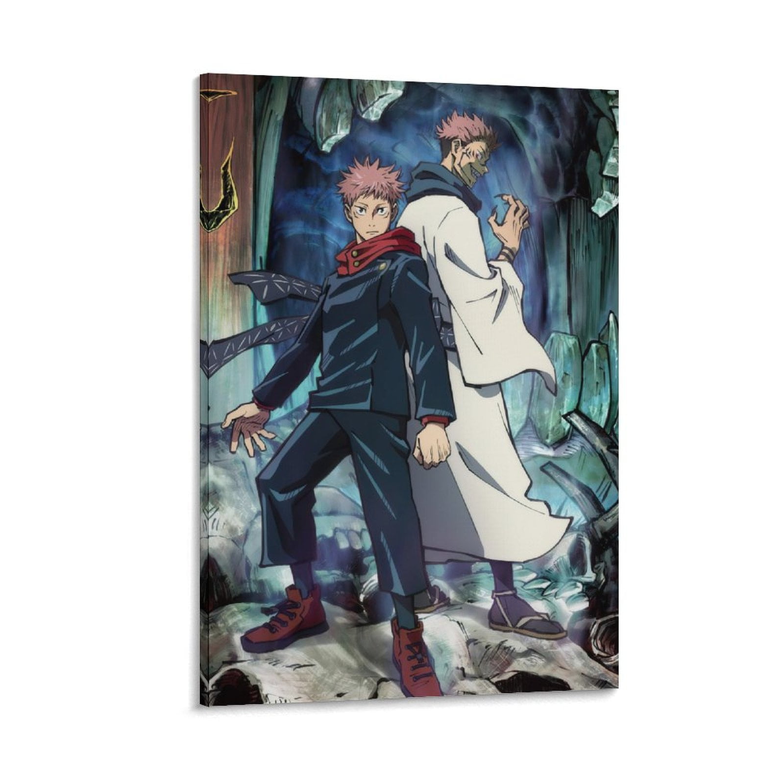 Jujutsu Kaisen Poster, Anime Wall Canvas Hanging Art for Dorm Bedroom ...