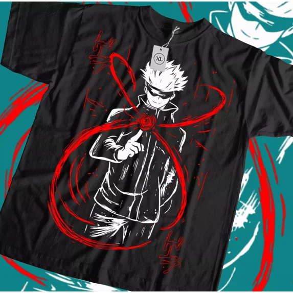 Jujutsu Kaisen - Power T-shirt Anime Manga Unisex Shirt, Gojo Satoru