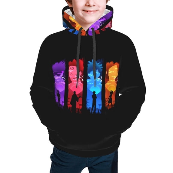 Jujutsu Kaisen Ryomen Sukuna Kids' Hoodie 3d Print Sweatshirt Soft Pullover Hooded With Big Pockets For Boys Or Girls Large