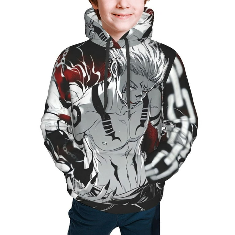 Jujutsu Kaisen Ryomen Sukuna Kids' Hoodie 3d Print Sweatshirt Soft 