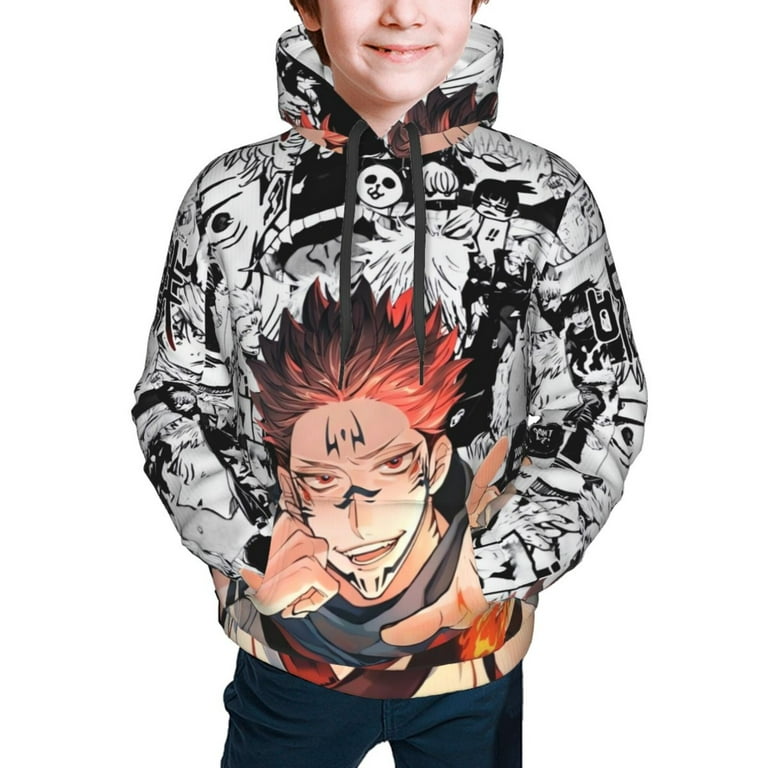 Jujutsu Kaisen Ryomen Sukuna Kids' Hoodie 3d Print Sweatshirt Soft 