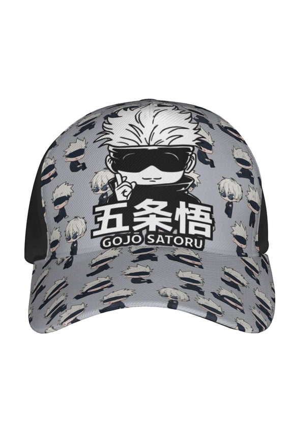 Jujutsu Kaisen Satoru Gojo Baseball Cap Adjustable Snapback Hat Hip Hop Dad Caps Men Women