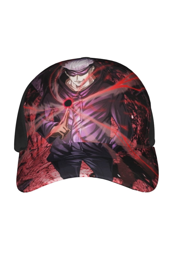 Jujutsu Kaisen Satoru Gojo Baseball Cap Adjustable Snapback Hat Hip Hop Dad Caps Men Women