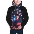 thumbnail image 1 of Jujutsu Kaisen Satoru Gojo Kids' Hoodie 3d Print Sweatshirt Soft Pullover Hooded With Big Pockets For Boys Or Girls Small, 1 of 7