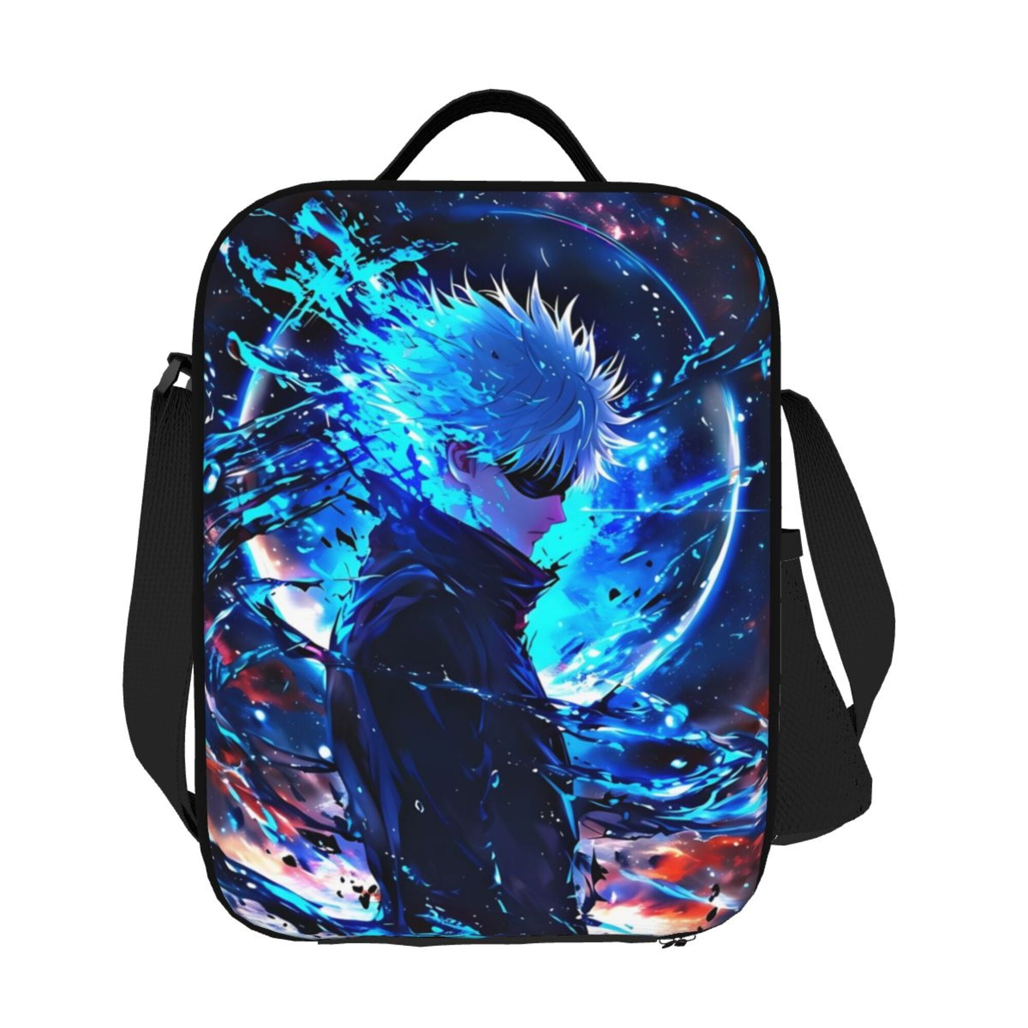 Jujutsu Kaisen Satoru Gojo Lunch Box Portable Lunch Bag Woman Man Teen Work Office With Lunch Storage Bag Reusable