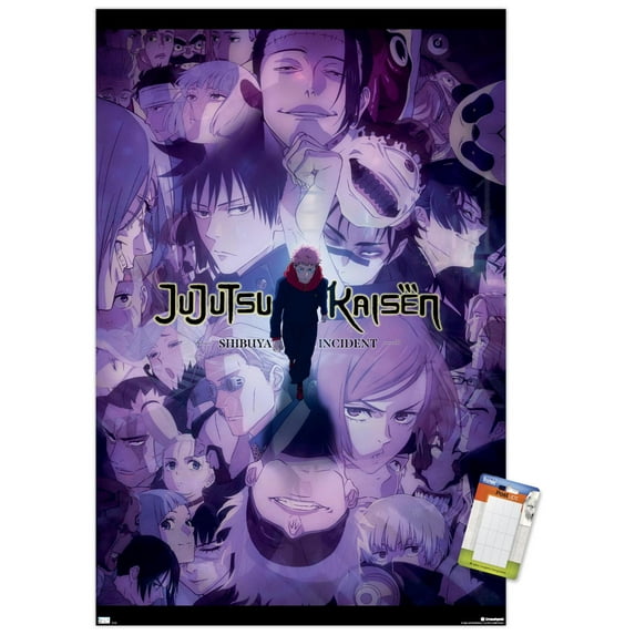 Jujutsu Kaisen: Season 2 - Shibuya Incident Key Art Wall Poster, 14.725" x 22.375"
