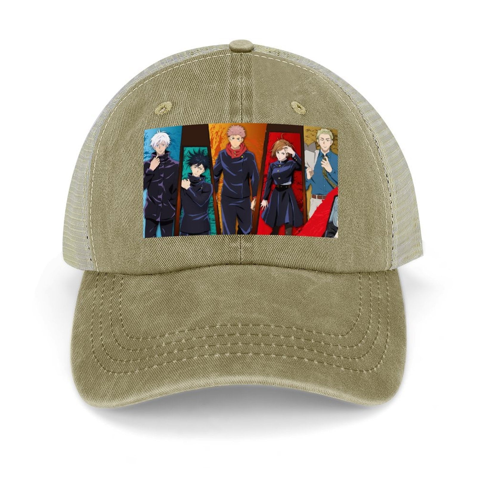 Custom UK SAS Badge Denim Baseball Cap - Adjustable, Breathable Cowboy Hat For Men & Women - View #3