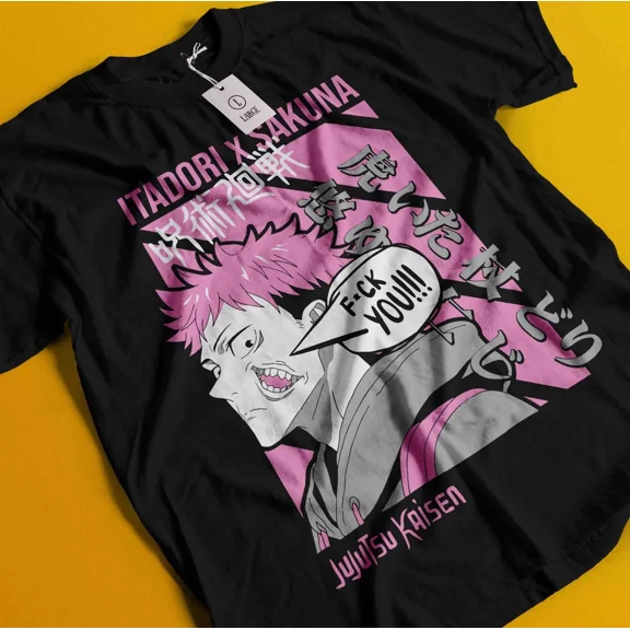 Jujutsu Kaisen Shirt Sukuna Tshirt JJK Anime Itadori Yuji Manga Toji Unisex Tee