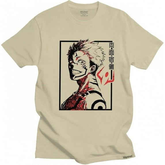 Jujutsu Kaisen Sukuna Yuji Itadori Tshirt, for Men Short Sleeve Shirt
