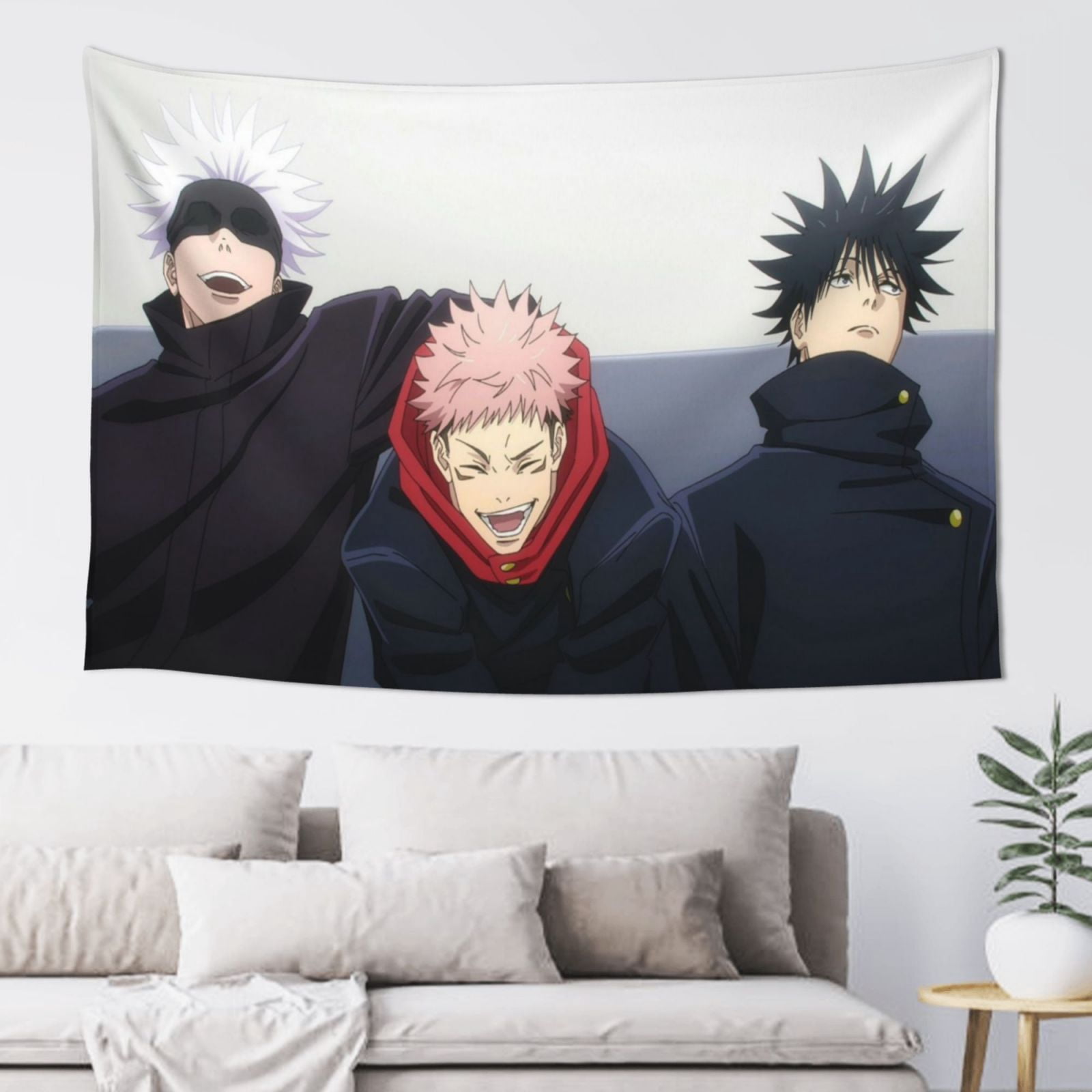 Jujutsu Kaisen Tapestry Poster – Vibrant Art Wall Hanging for Bedroom ...
