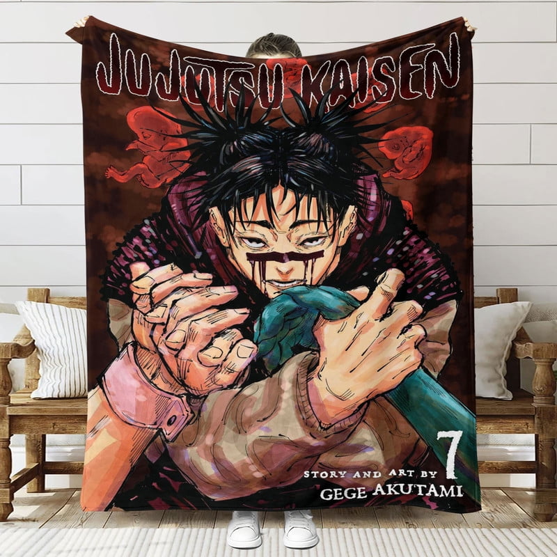 Jujutsu Kaisen Throw Blanket Gifts for Fans Lover Girls Boys Women Present Hoodie Him Bed 30"x40"