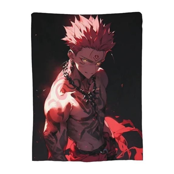 Jujutsu Kaisen Toji Sherpa Blanket, Fushiguro Character Throw, Cozy ...