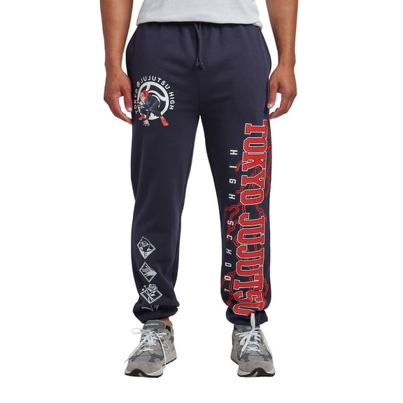 Jujutsu Kaisen Tokyo Jujutsu High School Men's Blue Jogger Pants-Small