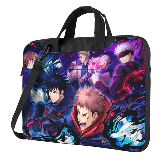 Jujutsu Kaisen Yuji Itadori Laptop Bag Laptop Case Computer Notebook Briefcase Messenger Bag With Adjustable Shoulder Strap 14 Inch