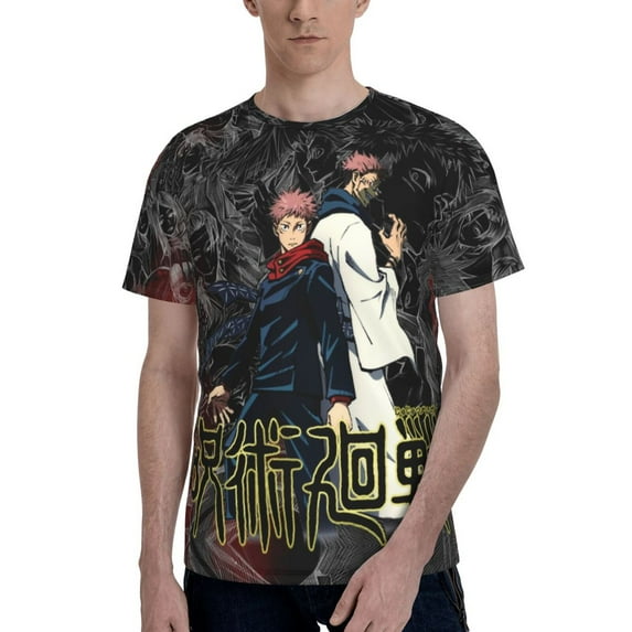 Jujutsu Kaisen Yuji Itadori Unisex 3d Pattern Printed Short Sleeve T-Shirts Casual Graphics Tees For Men Women Teen Small