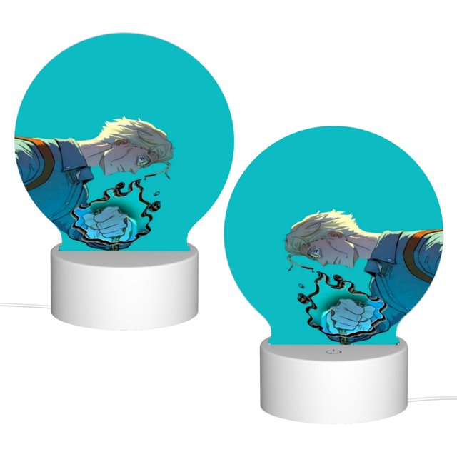 Jujutsu Kaisen anime round acrylic night light is suitable for rooms