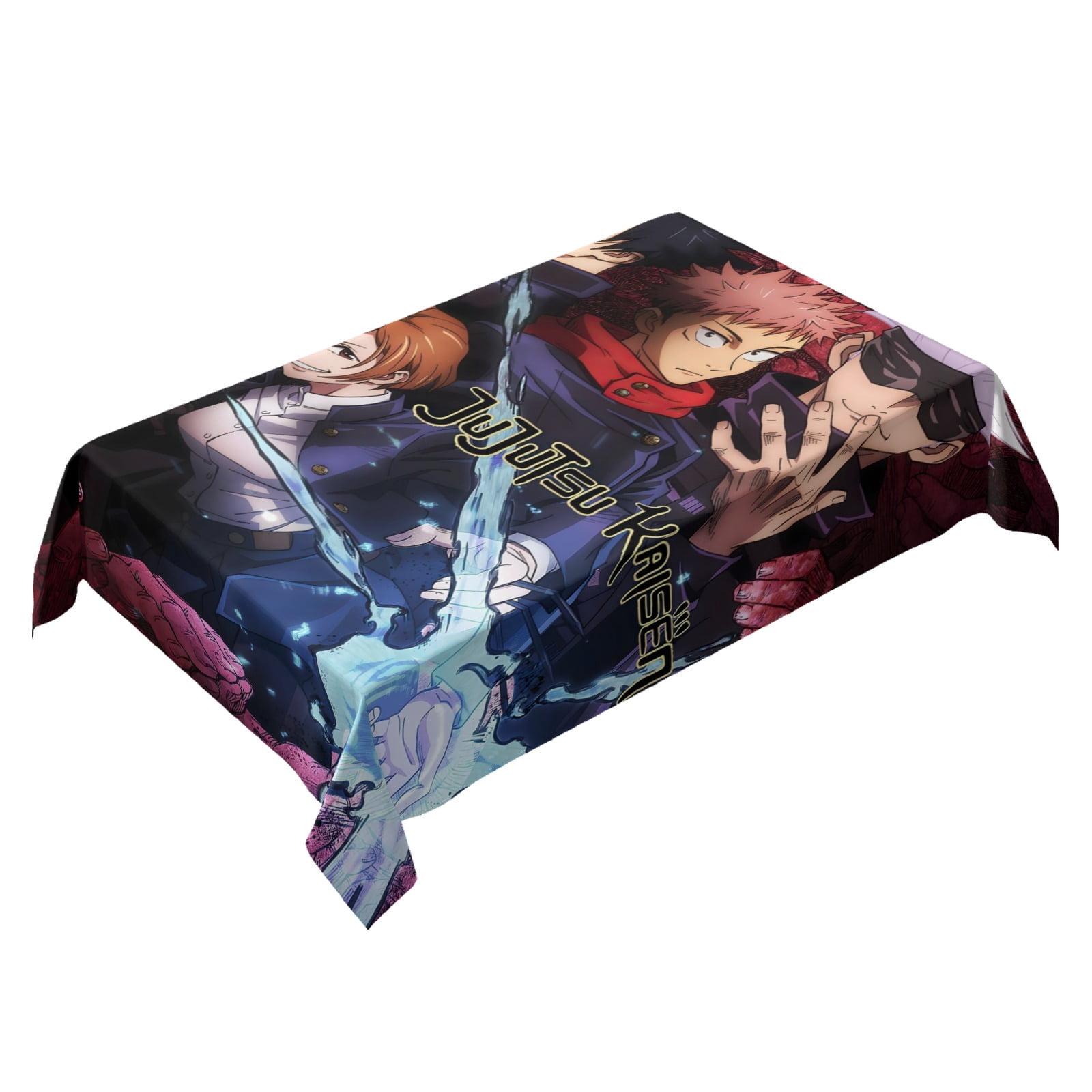 Jujutsu Kaisen-theme square tablecloth has an iconic print, fits most ...