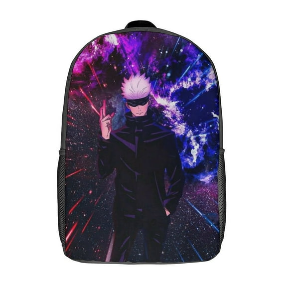 Jujutsu Satoru Gojo Laptop Backpack Comfort Backpack Casual Sports 3d Print Lightweight Rucksack Daypack - 17 Inch
