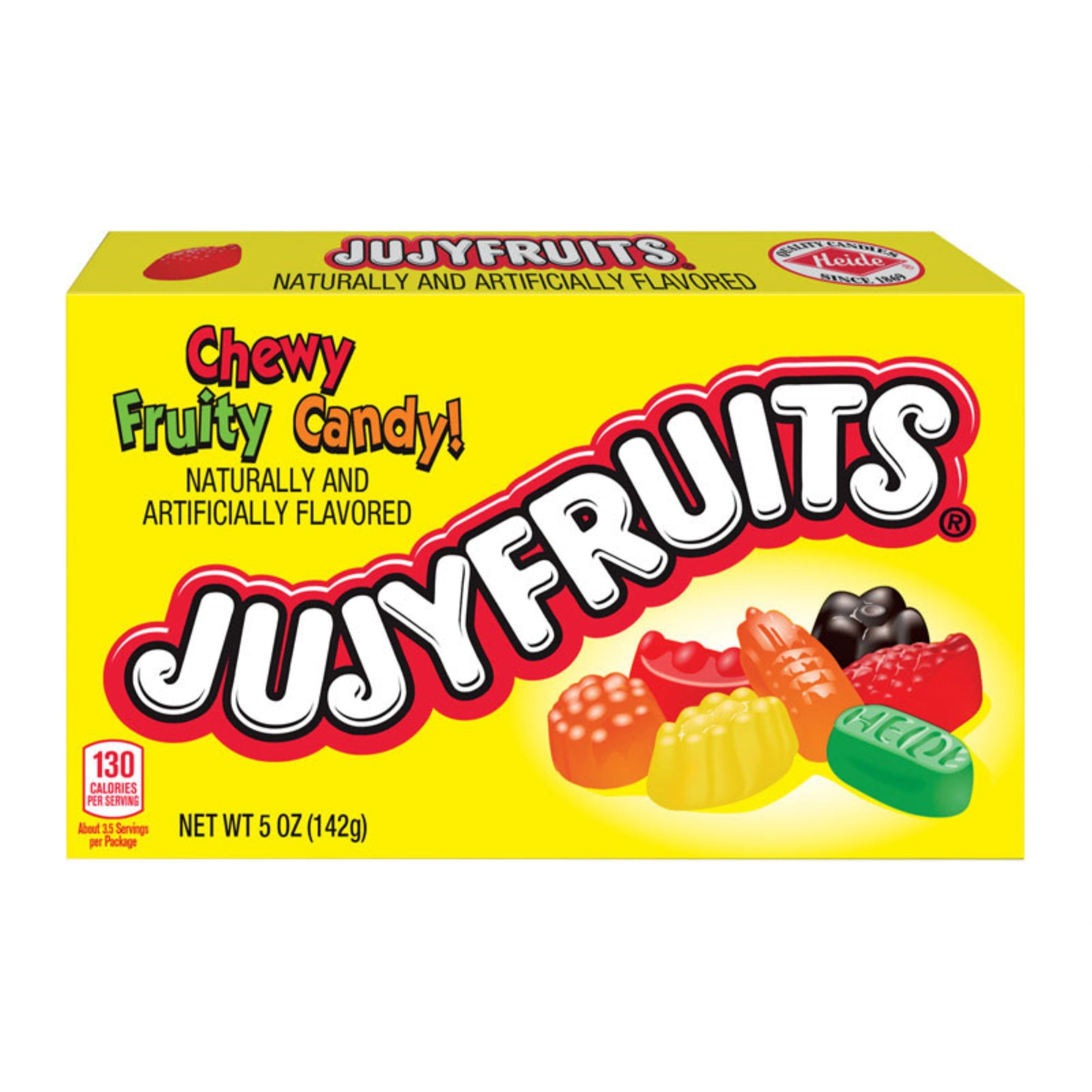 Jujyfruits Chewy Fruit Flavored Candies, 5 oz Theater Box-Pack of 6