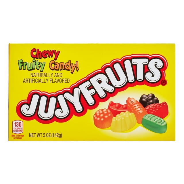 Jujyfruits Chewy Fruit Flavored Candies, 5 oz Theater Box (packs of 2)