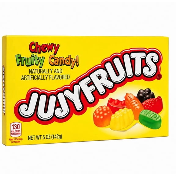 Jujyfruits Chewy Fruit Flavored Candies, 5 oz Theater Box