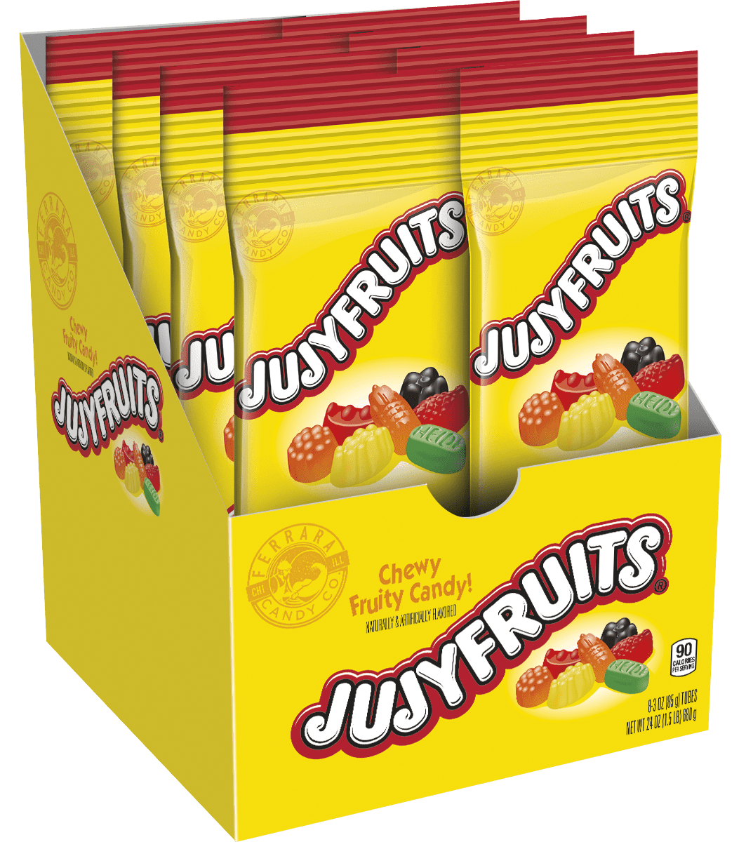 Jujyfruits, Fruit Chewy Candy, 3 Oz, 8 Ct