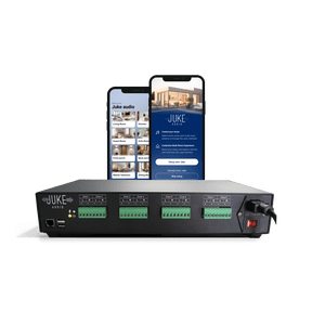 Juke-8: 8 Zone Multi-Room Amplifier | Built-in Music Streaming & Wireless App Control | Supports 8 Audio Sources Simultaneously | Whole Home Audio System | Airplay 2, Spotify Connect,