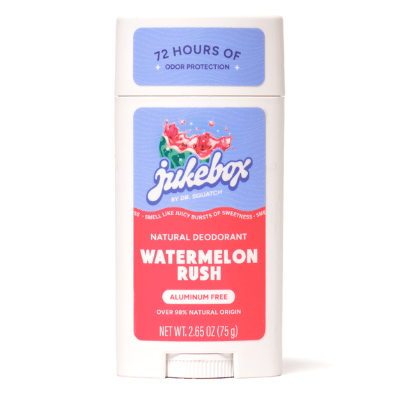 Jukebox Natural Womens Deodorant Aluminum-Free, Odor Protection Watermelon Rush, 2.65oz