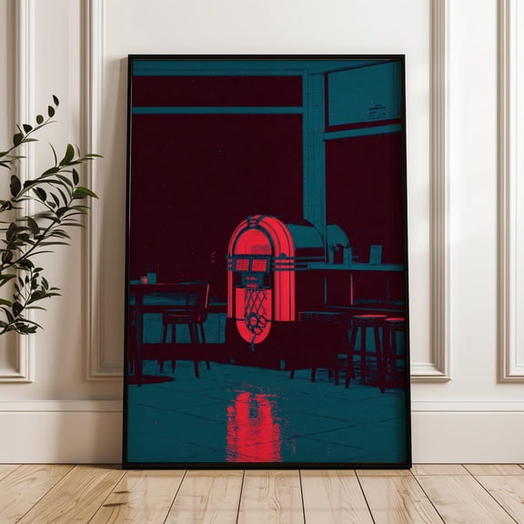 Jukebox Neon Poster