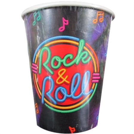Various 9oz Paper Cups, Set of 8