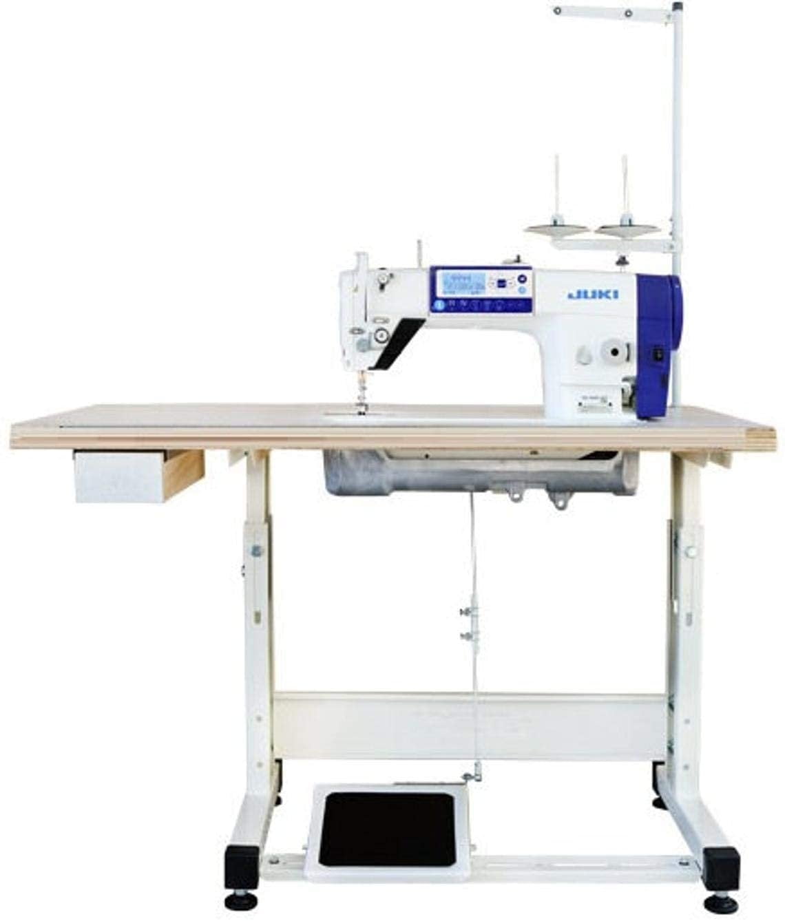 Juki DDL-8000A Direct-Drive Lockstitch Sewing Machine with USB Voice Thread Trimmer, Table, Assembly Required